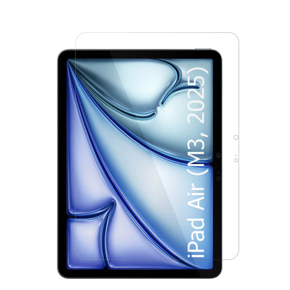 AppleiPad Air 11 Zoll M3 7. Gen 2025 mit aufgebrachter dipos Displayschutzfolie, glasklare Darstellung ohne Einschränkungen