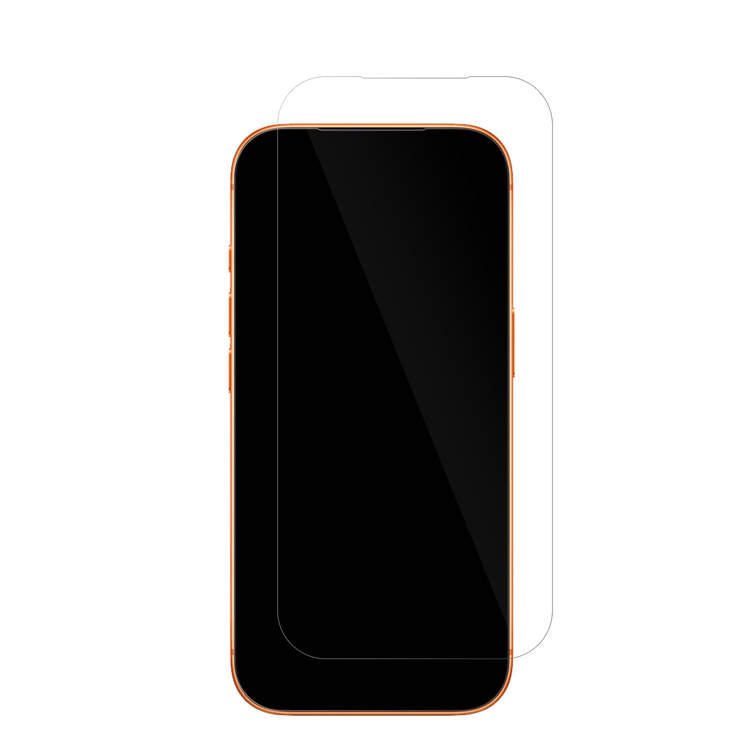 AppleiPhone 17 Pro mit aufgebrachter dipos Displayschutzfolie, glasklare Darstellung ohne Einschränkungen