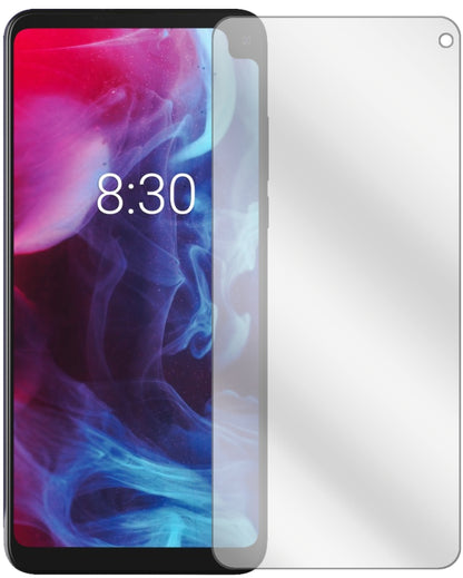 ArchosOxygen 68XL mit aufgebrachter dipos Displayschutzfolie, glasklare Darstellung ohne Einschränkungen