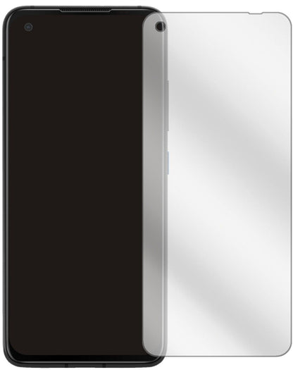 AsusZenfone 8 mit aufgebrachter dipos Displayschutzfolie, glasklare Darstellung ohne Einschränkungen