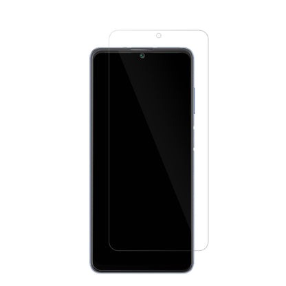BlackviewA53 Pro mit aufgebrachter dipos Displayschutzfolie, glasklare Darstellung ohne Einschränkungen