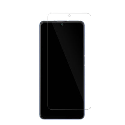 BlackviewA53 Pro mit aufgebrachter dipos Displayschutzfolie, glasklare Darstellung ohne Einschränkungen