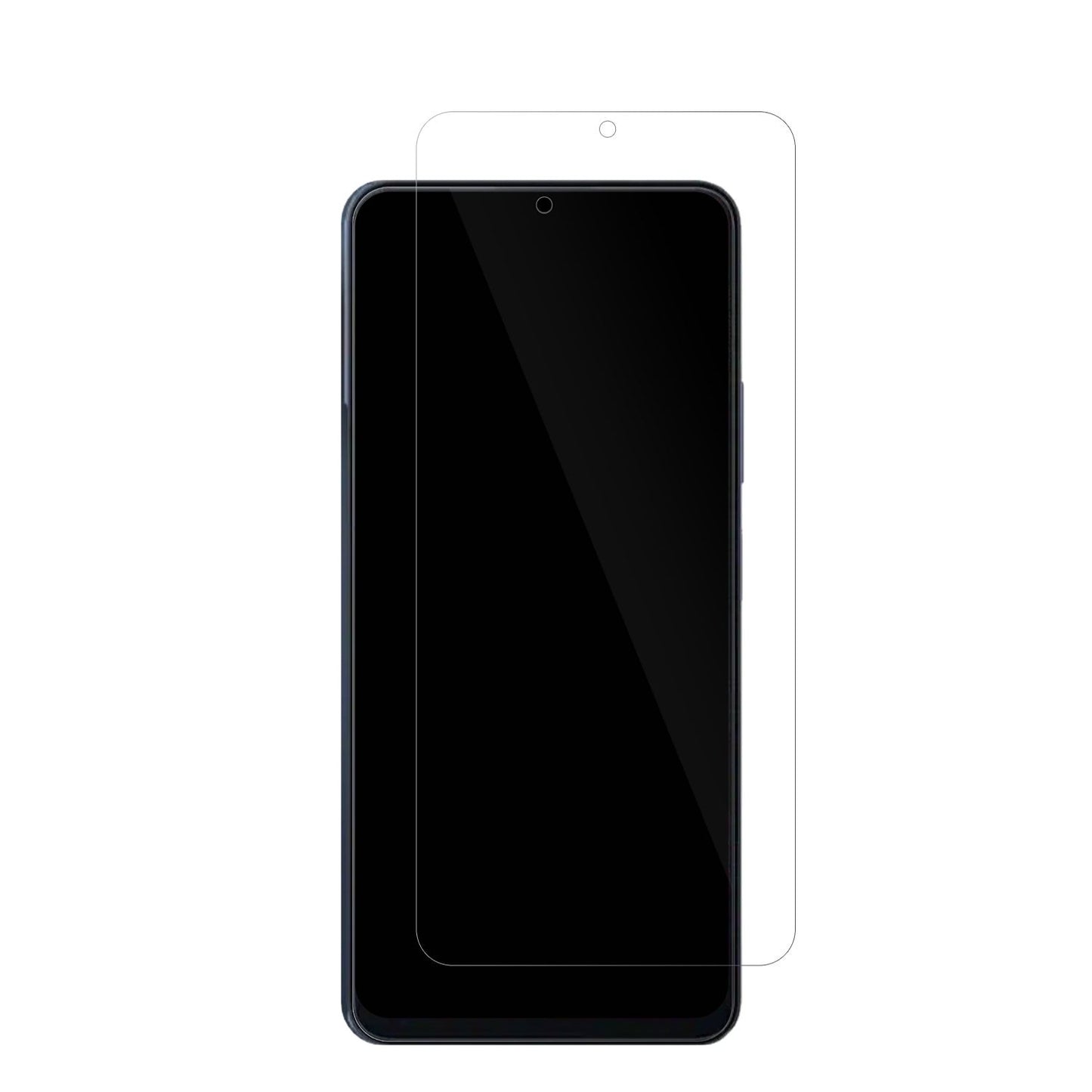 BlackviewColor 8 mit aufgebrachter dipos Displayschutzfolie, glasklare Darstellung ohne Einschränkungen