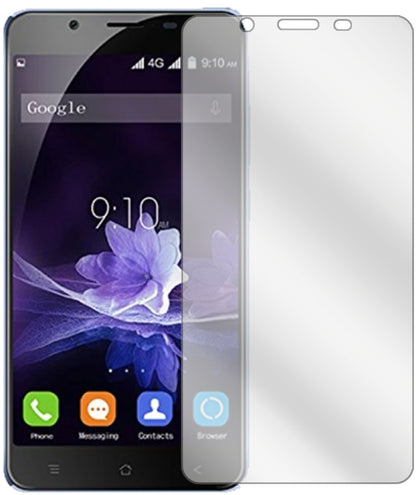 BlackviewP2 mit aufgebrachter dipos Displayschutzfolie, glasklare Darstellung ohne Einschränkungen