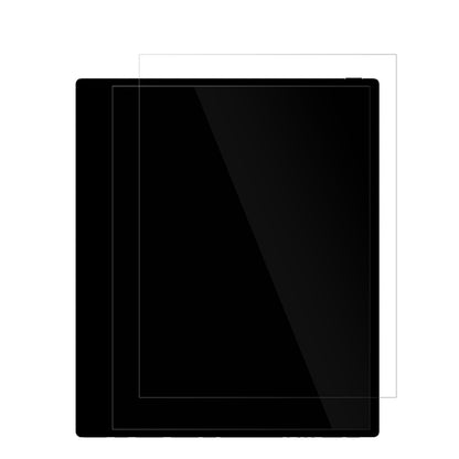 BooxTab X C mit aufgebrachter dipos Displayschutzfolie, glasklare Darstellung ohne Einschränkungen