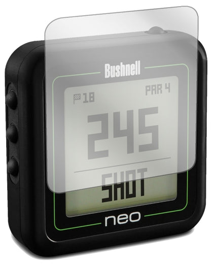 BushnellNeo Ghost mit aufgebrachter dipos Displayschutzfolie, glasklare Darstellung ohne Einschränkungen