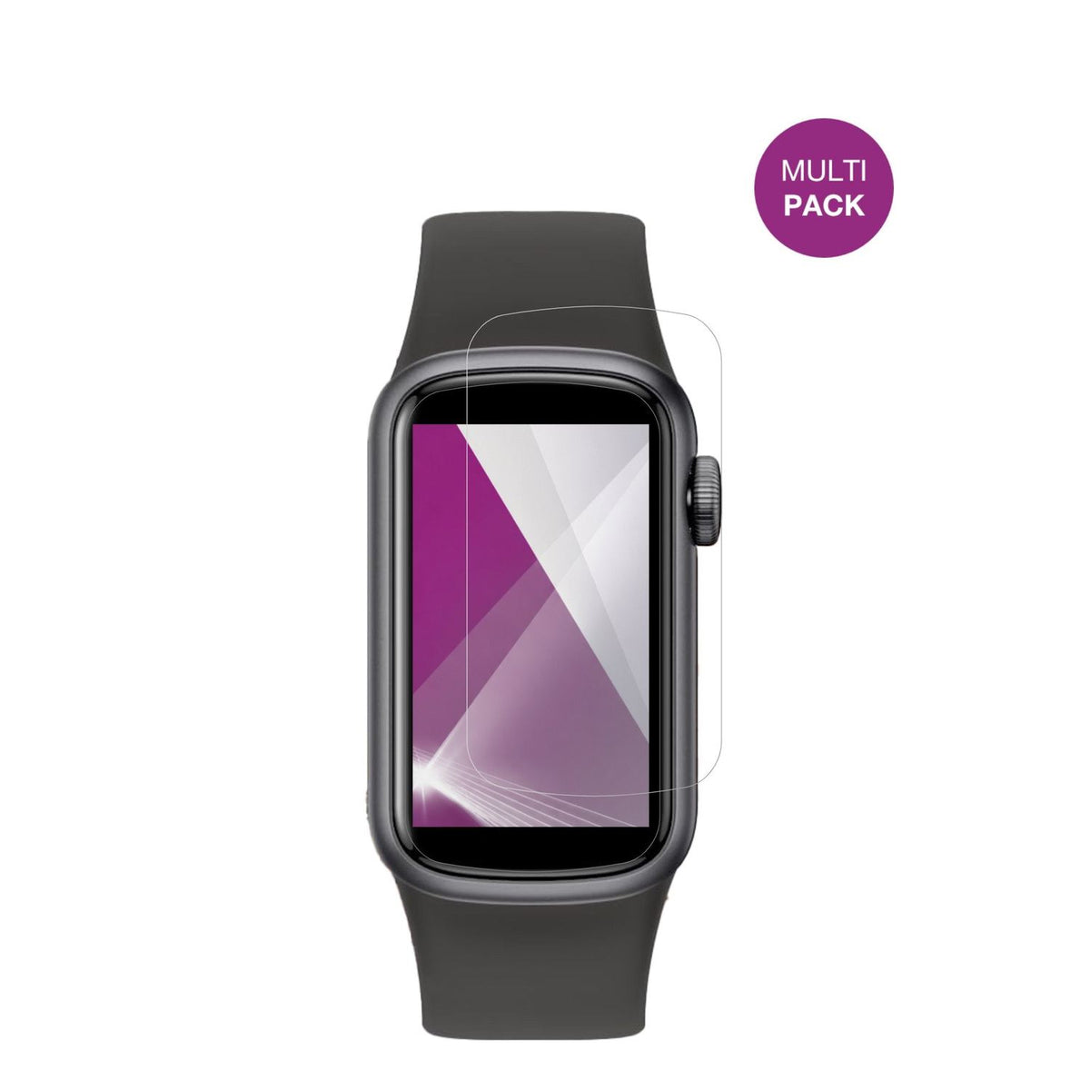 BUTFORFITFitness Tracker 1.47 mit aufgebrachter dipos Displayschutzfolie, glasklare Darstellung ohne Einschränkungen