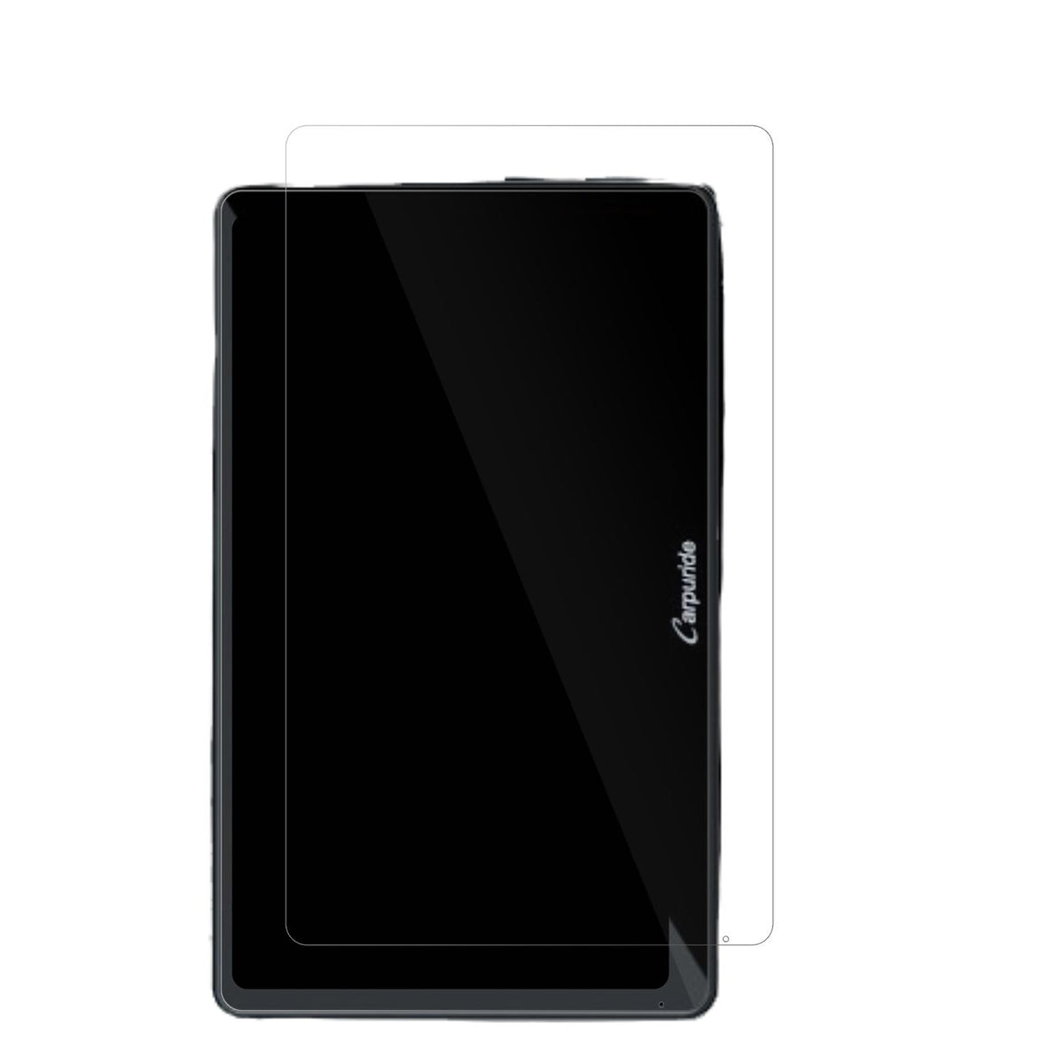 CarpurideYT101S mit aufgebrachter dipos Displayschutzfolie, glasklare Darstellung ohne Einschränkungen