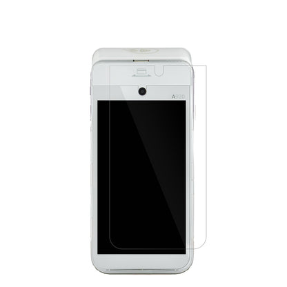 CCVmobile A920 mit aufgebrachter dipos Displayschutzfolie, glasklare Darstellung ohne Einschränkungen