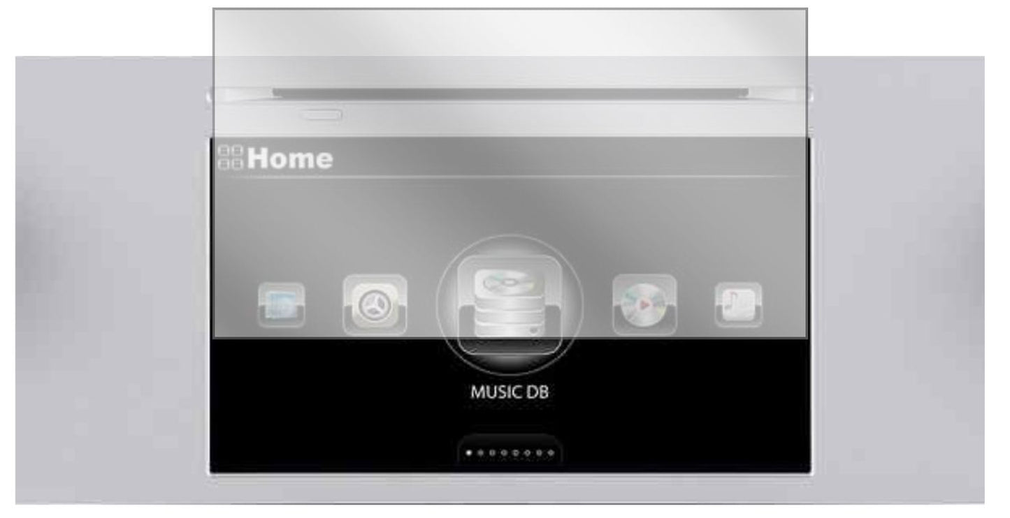 CocktailAudio X50Pro mit aufgebrachter dipos Displayschutzfolie, glasklare Darstellung ohne Einschränkungen