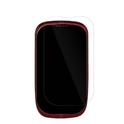 Coolpad8020 mit aufgebrachter dipos Displayschutzfolie, glasklare Darstellung ohne Einschränkungen
