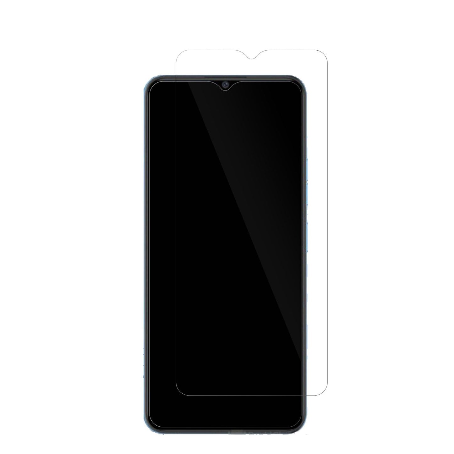 CoolpadCool 20S mit aufgebrachter dipos Displayschutzfolie, glasklare Darstellung ohne Einschränkungen
