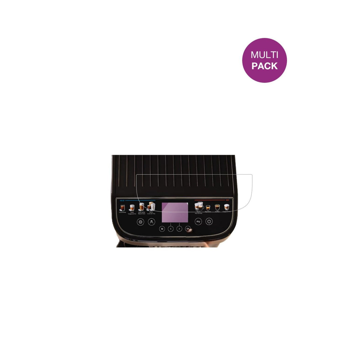 2x Screen Protector for DeLonghi Magnifica Duo ECAM330.80 Protection Crystal Clear dipos
