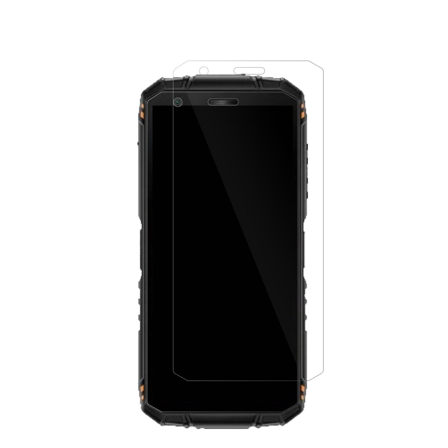 DoogeeMini Outdoor 3 Ultra mit aufgebrachter dipos Displayschutzfolie, glasklare Darstellung ohne Einschränkungen