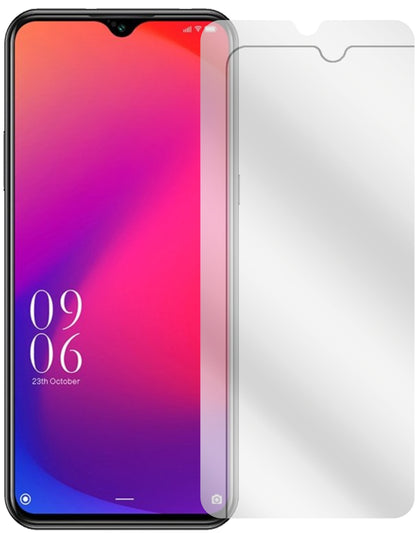 DoogeeX95 mit aufgebrachter dipos Displayschutzfolie, glasklare Darstellung ohne Einschränkungen