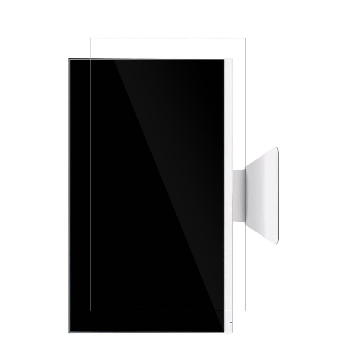ECS ElitegroupECS-AIO E22D mit aufgebrachter dipos Displayschutzfolie, glasklare Darstellung ohne Einschränkungen