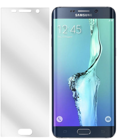Galaxy S6 Edge PlusSamsung mit aufgebrachter dipos Displayschutzfolie, glasklare Darstellung ohne Einschränkungen