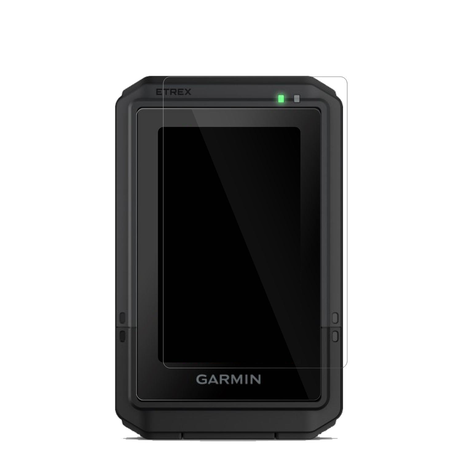 GarmineTrex Touch 2025 mit aufgebrachter dipos Displayschutzfolie, glasklare Darstellung ohne Einschränkungen