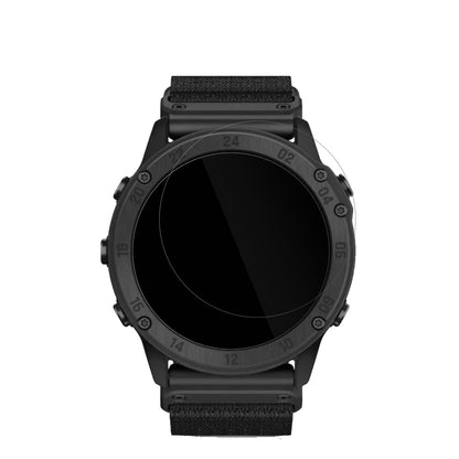 GarminTactix Delta Solar Ballistic mit aufgebrachter dipos Displayschutzfolie, glasklare Darstellung ohne Einschränkungen