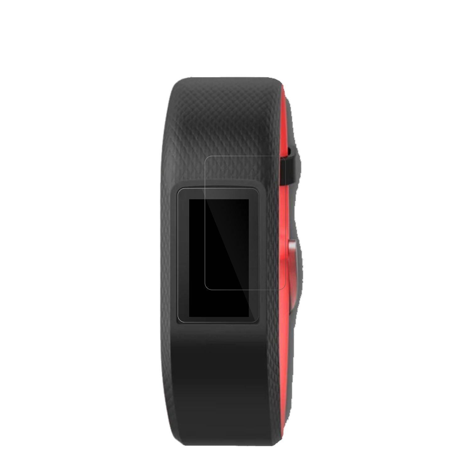 GarminVivosport mit aufgebrachter dipos Displayschutzfolie, glasklare Darstellung ohne Einschränkungen