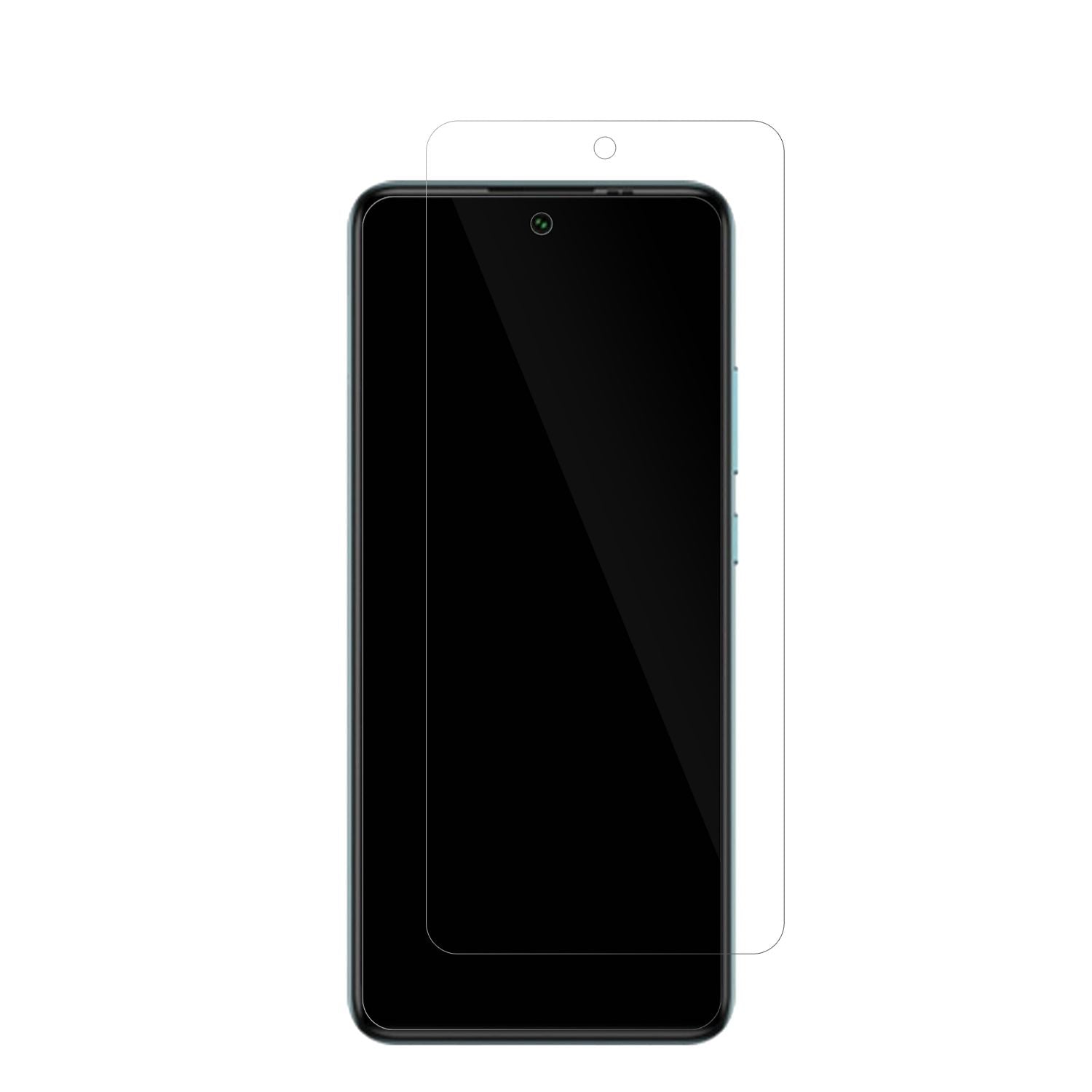 General MobileGM22 Plus mit aufgebrachter dipos Displayschutzfolie, glasklare Darstellung ohne Einschränkungen