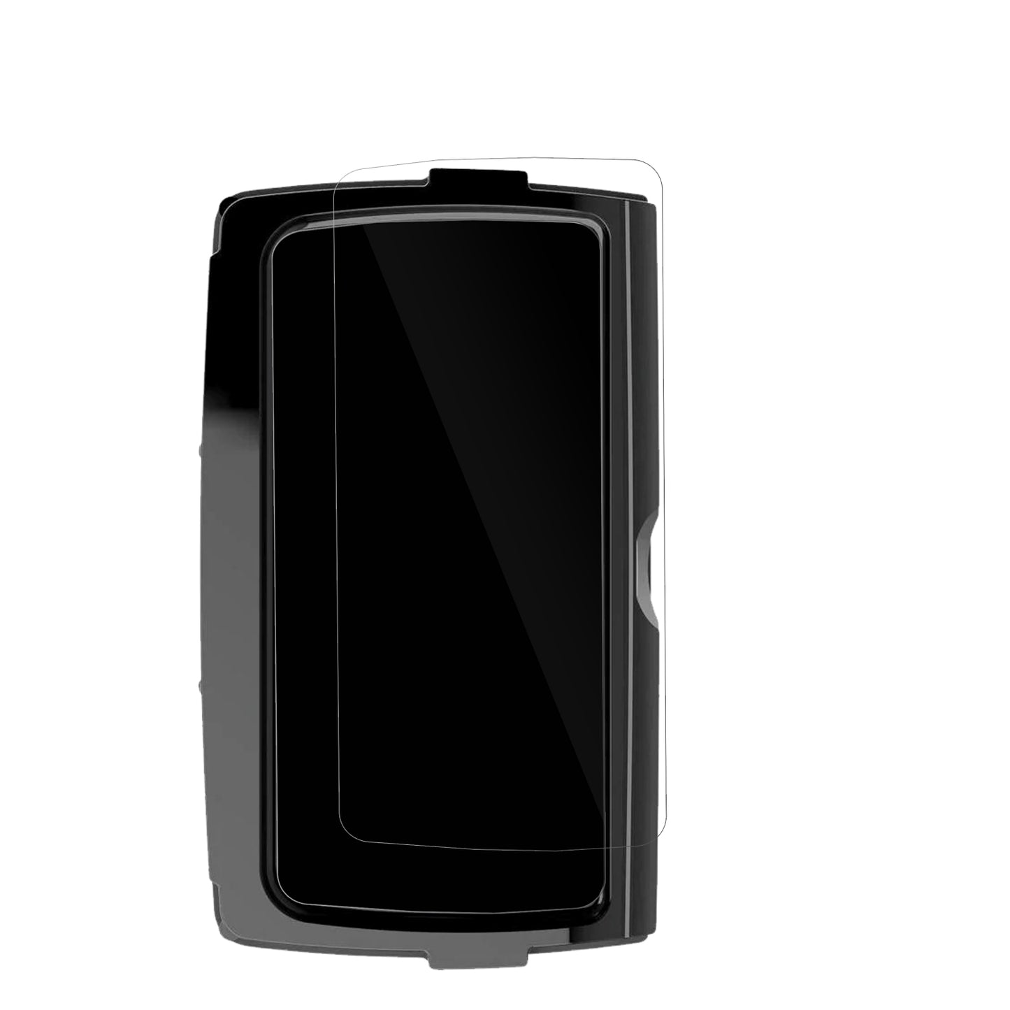 HarleyDavidson WHD14 Plus mit aufgebrachter dipos Displayschutzfolie, glasklare Darstellung ohne Einschränkungen