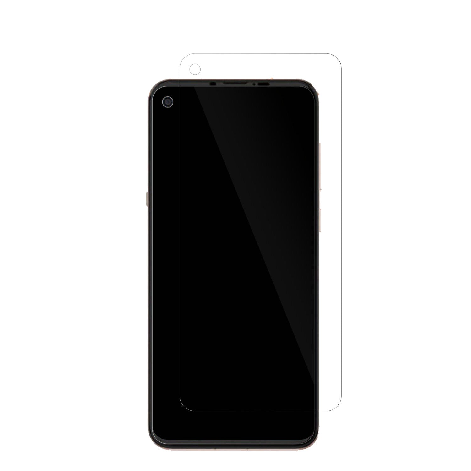 HisenseU30 mit aufgebrachter dipos Displayschutzfolie, glasklare Darstellung ohne Einschränkungen