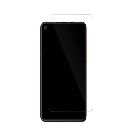HisenseU30 mit aufgebrachter dipos Displayschutzfolie, glasklare Darstellung ohne Einschränkungen