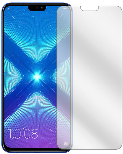 Honor8X Max mit aufgebrachter dipos Displayschutzfolie, glasklare Darstellung ohne Einschränkungen
