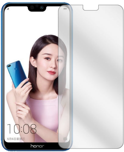 Honor9i 2018 mit aufgebrachter dipos Displayschutzfolie, glasklare Darstellung ohne Einschränkungen