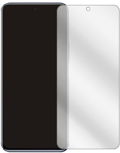HonorPlay 5T Pro mit aufgebrachter dipos Displayschutzfolie, glasklare Darstellung ohne Einschränkungen