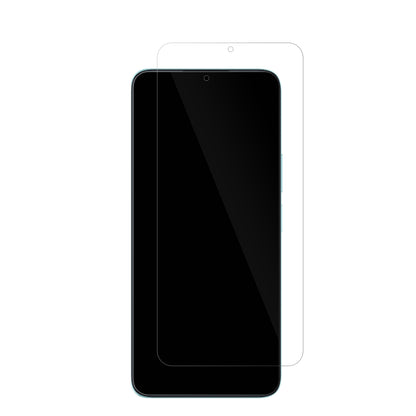 HonorX6a mit aufgebrachter dipos Displayschutzfolie, glasklare Darstellung ohne Einschränkungen