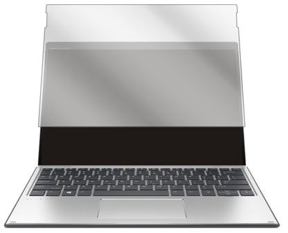 HPElite x2 G8 13 Zoll mit aufgebrachter dipos Displayschutzfolie, glasklare Darstellung ohne Einschränkungen