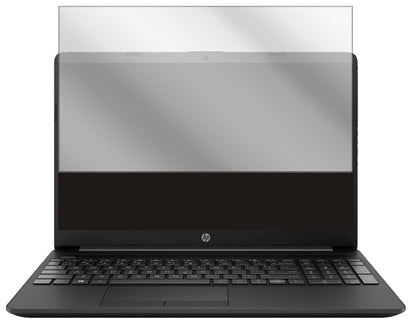 HPNotebook 15 Zoll gw0542ng mit aufgebrachter dipos Displayschutzfolie, glasklare Darstellung ohne Einschränkungen