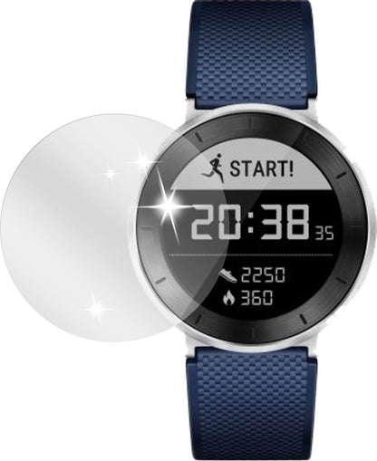 HuaweiFit mit aufgebrachter dipos Displayschutzfolie, glasklare Darstellung ohne Einschränkungen