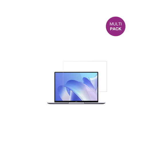HuaweiMateBook 14 2021 mit aufgebrachter dipos Displayschutzfolie, glasklare Darstellung ohne Einschränkungen