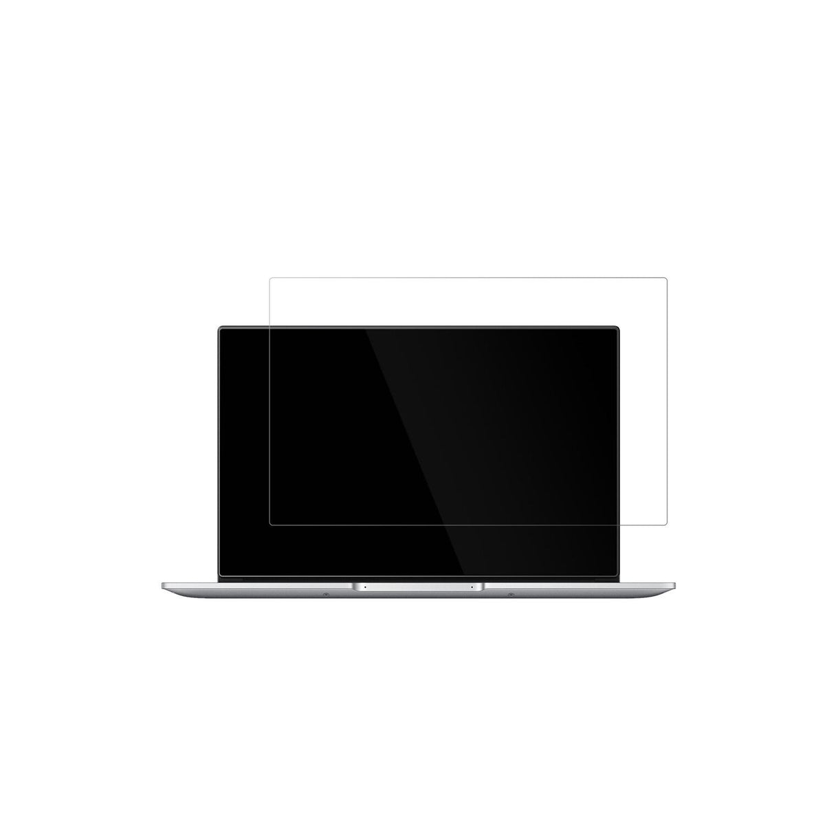 HuaweiMatebook 14 mit aufgebrachter dipos Displayschutzfolie, glasklare Darstellung ohne Einschränkungen