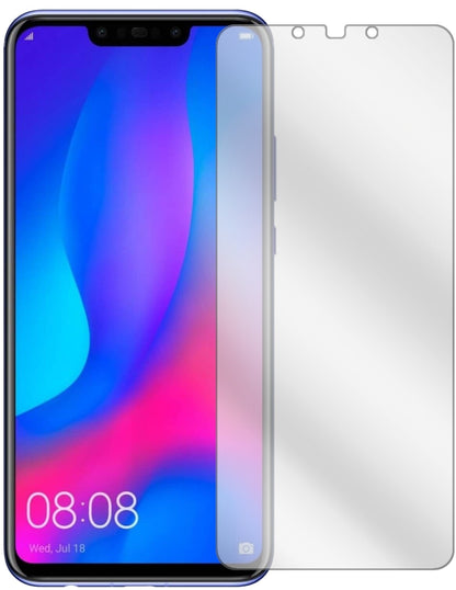HuaweiNova 3i mit aufgebrachter dipos Displayschutzfolie, glasklare Darstellung ohne Einschränkungen