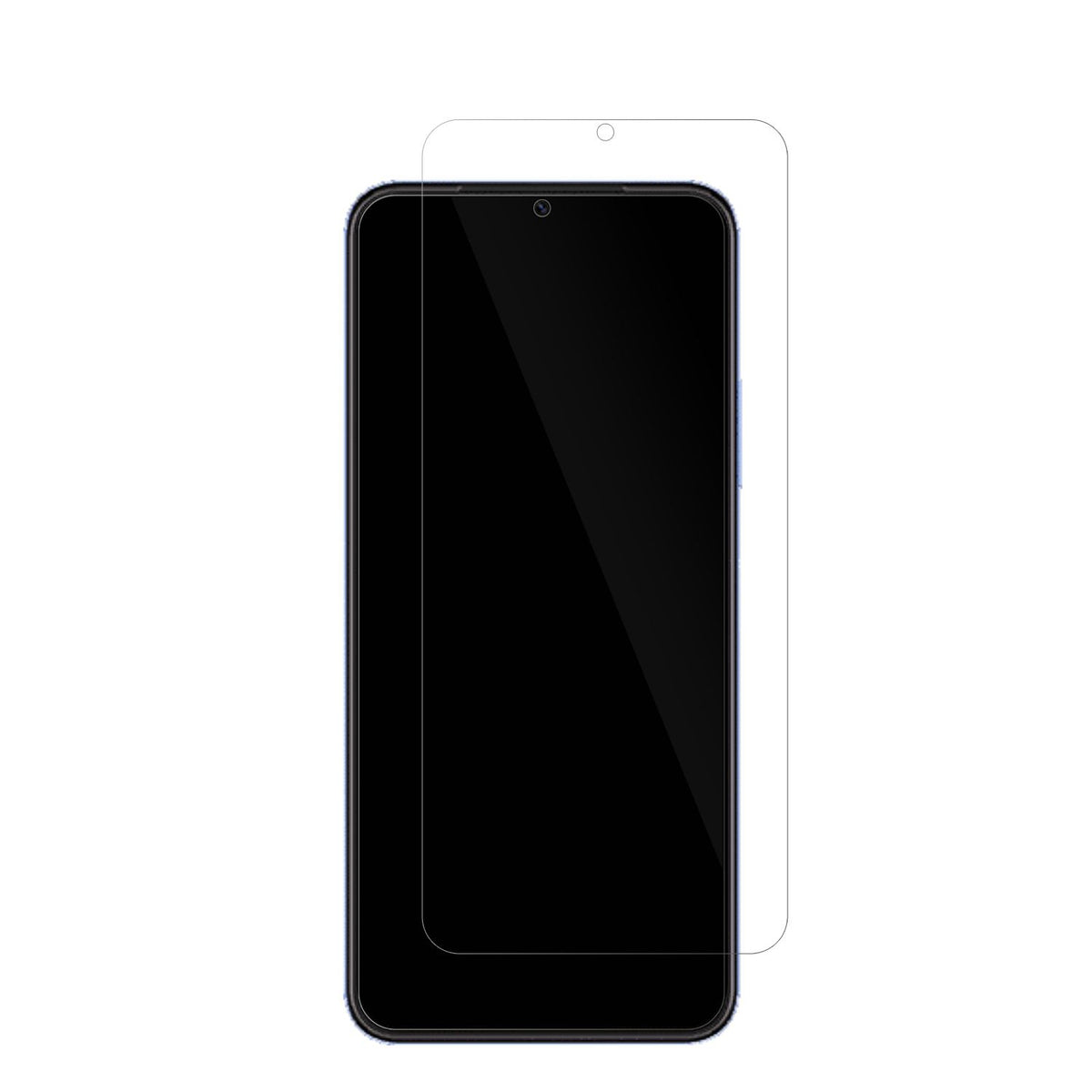 HuaweiNova Y61 mit aufgebrachter dipos Displayschutzfolie, glasklare Darstellung ohne Einschränkungen
