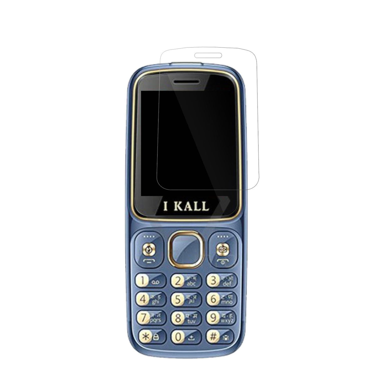 I KallK46 New mit aufgebrachter dipos Displayschutzfolie, glasklare Darstellung ohne Einschränkungen
