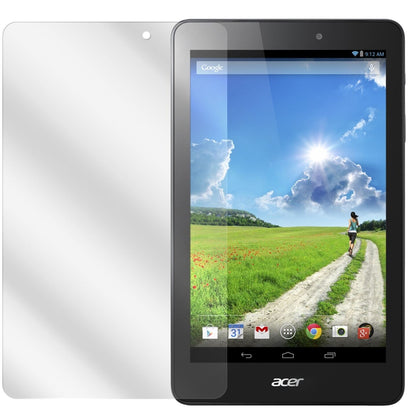 Iconia One 8 B1-810Acer mit aufgebrachter dipos Displayschutzfolie, glasklare Darstellung ohne Einschränkungen