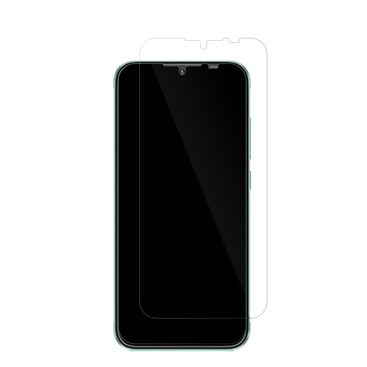 InfinixSmart HD 2021 mit aufgebrachter dipos Displayschutzfolie, glasklare Darstellung ohne Einschränkungen