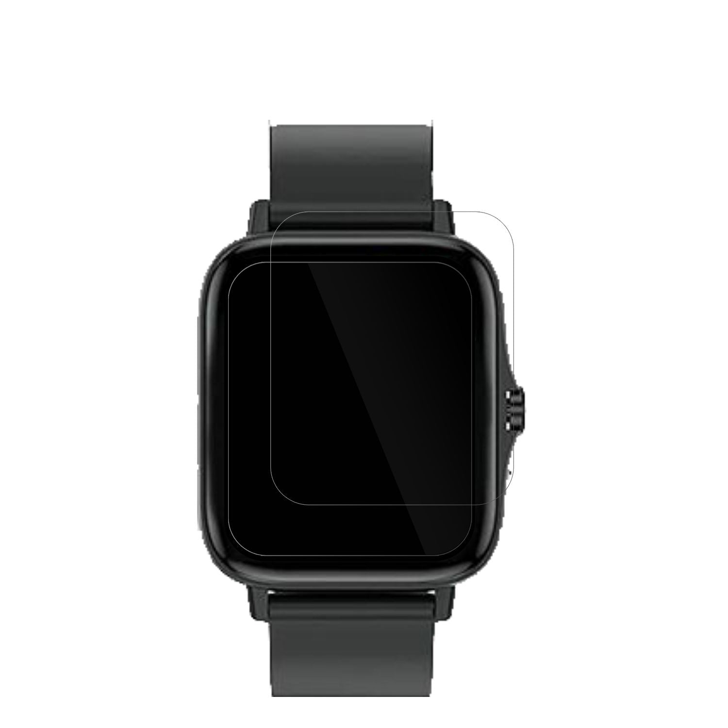 Kaseemi1,7 Zoll Smartwatch mit aufgebrachter dipos Displayschutzfolie, glasklare Darstellung ohne Einschränkungen