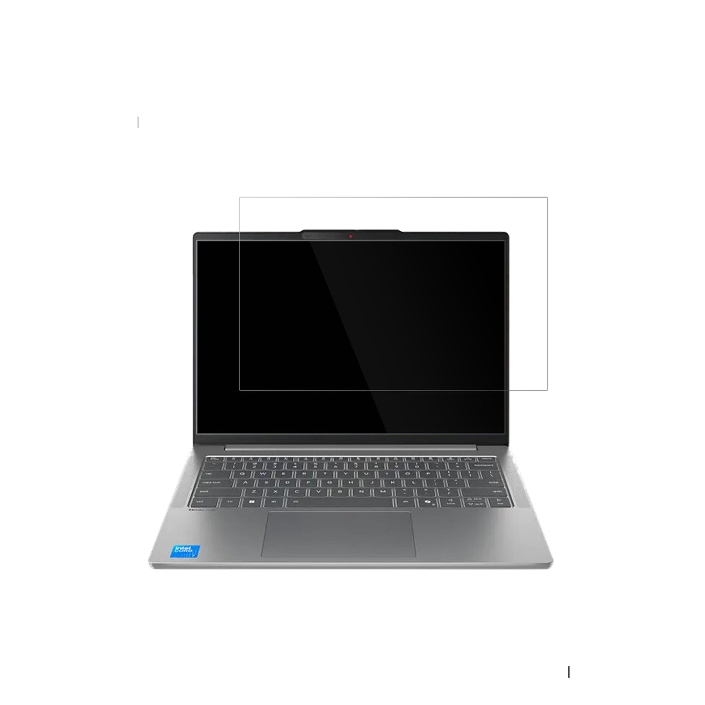 LenovoIdeaPad Slim 5i 16 Zoll mit aufgebrachter dipos Displayschutzfolie, glasklare Darstellung ohne Einschränkungen