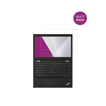 LenovoThinkpad L380 Yoga mit aufgebrachter dipos Displayschutzfolie, glasklare Darstellung ohne Einschränkungen
