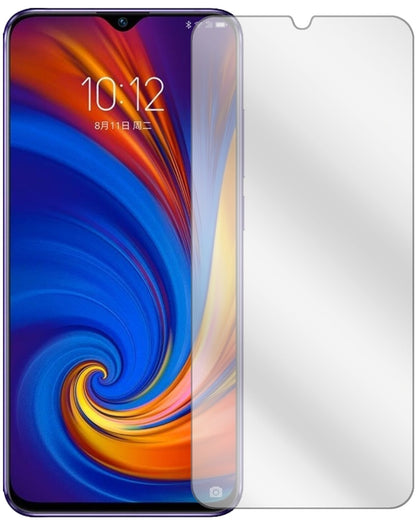 LenovoZ5s mit aufgebrachter dipos Displayschutzfolie, glasklare Darstellung ohne Einschränkungen