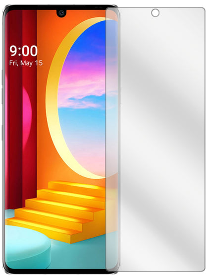 LGVelvet 4G mit aufgebrachter dipos Displayschutzfolie, glasklare Darstellung ohne Einschränkungen