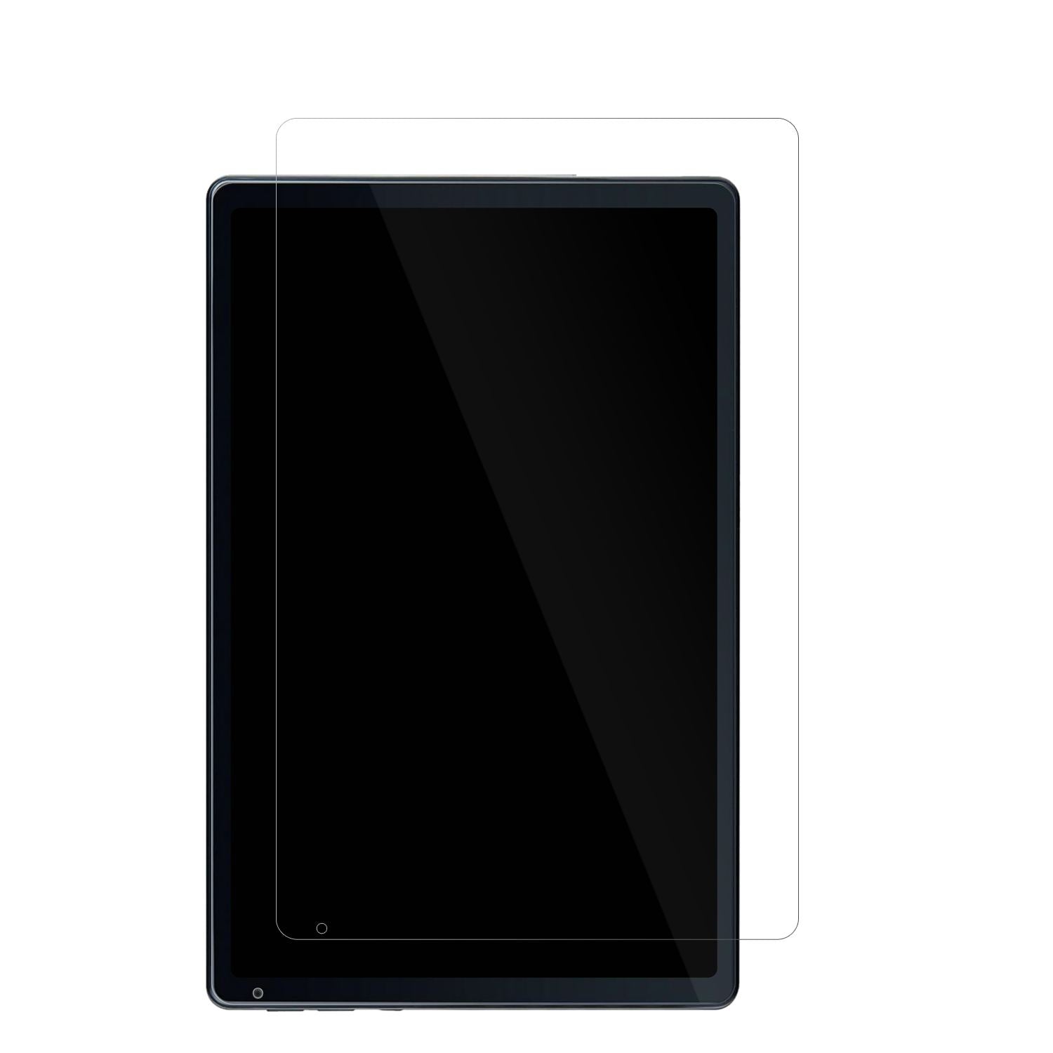 LvilleTablet 10 Zoll mit aufgebrachter dipos Displayschutzfolie, glasklare Darstellung ohne Einschränkungen