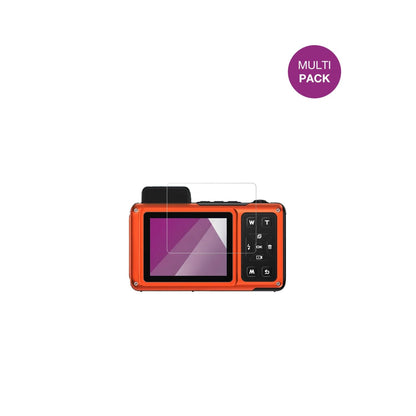 MaxMangoV08 Pro mit aufgebrachter dipos Displayschutzfolie, glasklare Darstellung ohne Einschränkungen