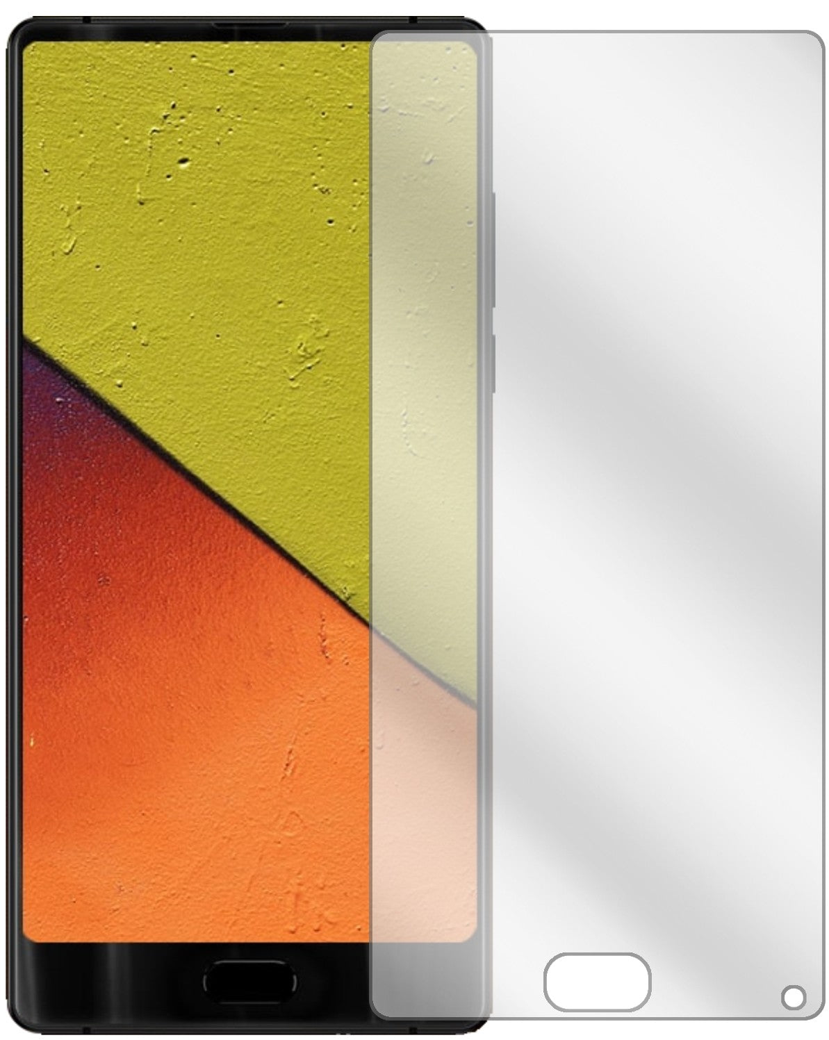 MazeAlpha X mit aufgebrachter dipos Displayschutzfolie, glasklare Darstellung ohne Einschränkungen